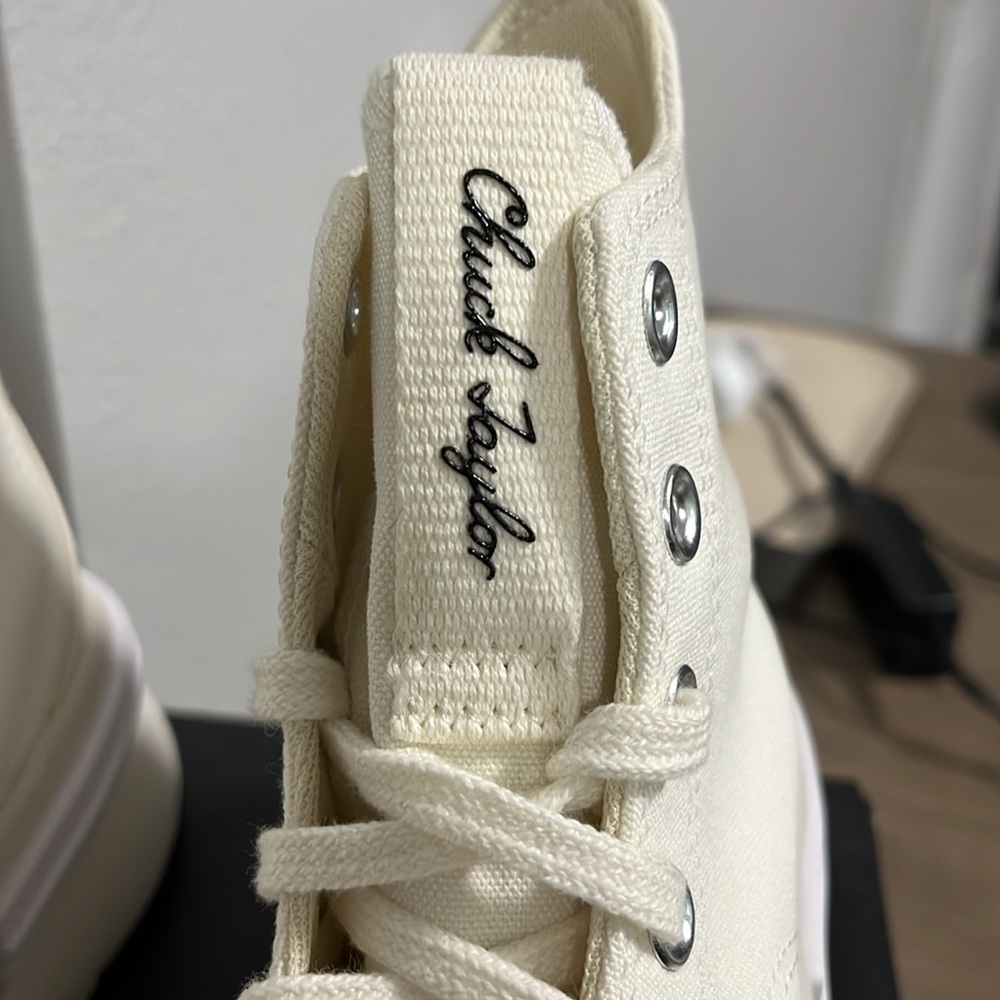 NWT Converse Women's Run Star Legacy CX Shoes - Off white - High Top - A00868C - Picture 8 of 12